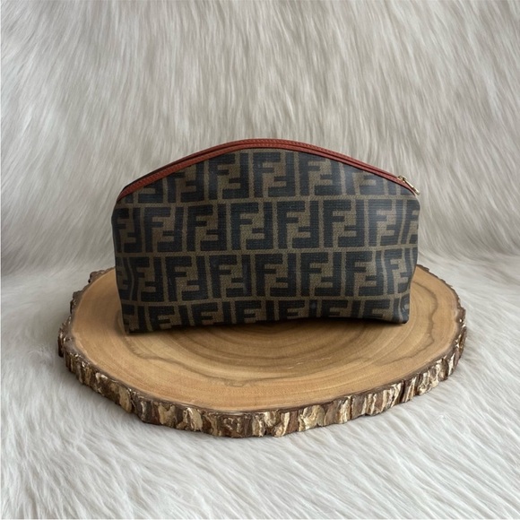 Fendi vintage large cosmetic clutch pouch bag - Picture 6 of 16